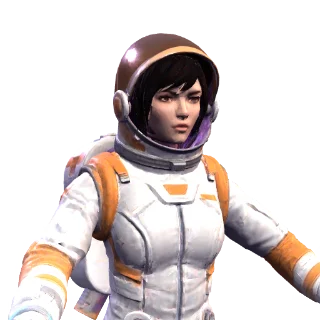 Juno, an astronaut Legend with a jetpack.